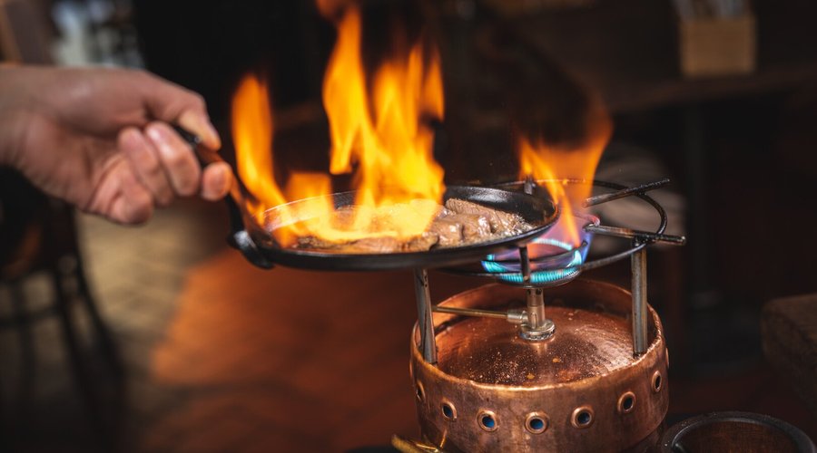 Flambierte Tagliata