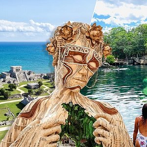 File:Woman in Bikini, Beach at Tulum Ruins, Quintana Roo Feb 2020 02.jpg -  Wikipedia