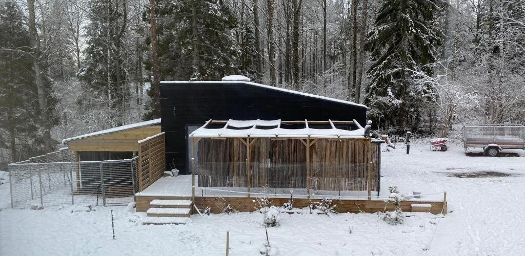 Gladahuset, tiny house in the middle of nature