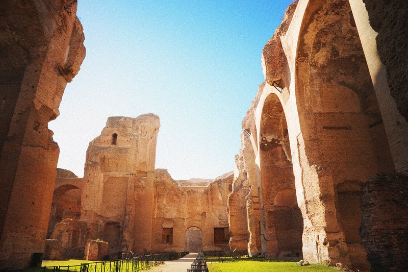 The Baths of Caracalla in Rome