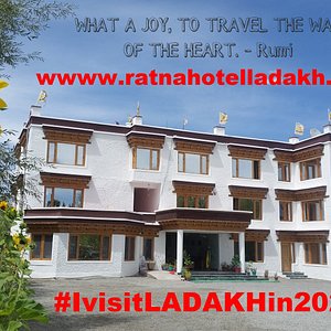 Front View of Ratna Hotel Ladakh