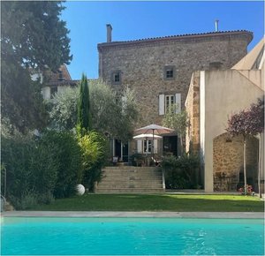 Pool, Terrasse und Maison la vie est belle
