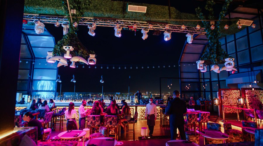 Located on the 40th floor of The H Dubai, Sky 5 is the city's brand new rooftop destination for an affair above and beyond, along with serene views and unforgettable vibes. Accompanied by an energetic atmosphere and a breathtaking picture of the iconic Sheikh Zayed Road, guests are assured to have the time of their lives.