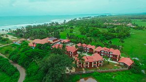 Sea Queen Beach Resort & Spa, Goa in Betalbatim, image may contain: Hotel, Resort, Building, Outdoors