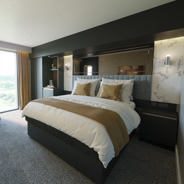 Signature Plus rooms boasts a Super King bed, Rain Showers, Ultra fast Wifi & Ultra HD TV's.
