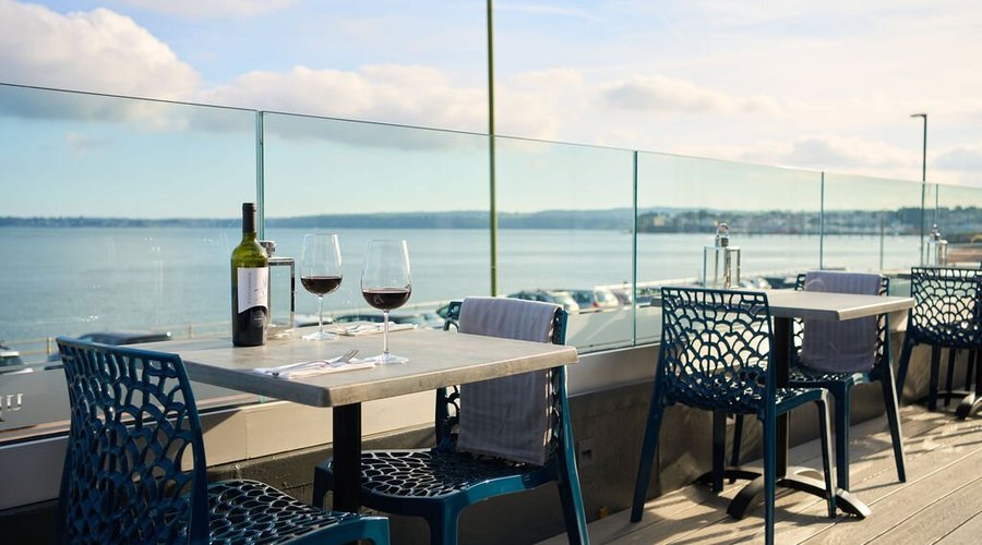 Upper Deck Bistro at the Channel View Boutique Hotel, Paignton, Devon, English Riviera