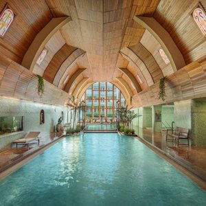 NaturMed Hotel Carbona in Heviz, image may contain: Resort, Villa, Pool, Swimming Pool