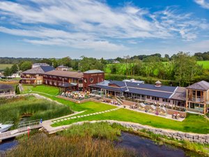 Wineport Lodge in Athlone, image may contain: Scenery, Hotel, Building, Grass