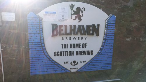 BELHAVEN BAR  MAT RUNNER SCOTLAND NOT RAIN JUST BEER YOU HAVENT DRUNK YET 