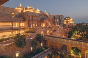 Six Senses Fort Barwara in Sawai Madhopur, image may contain: Housing, Building, Fortress, House