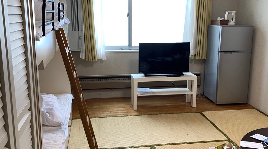 9階からの景色と室内！