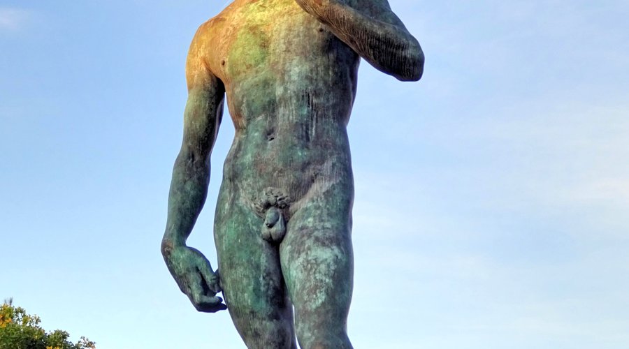 David replica in bronze