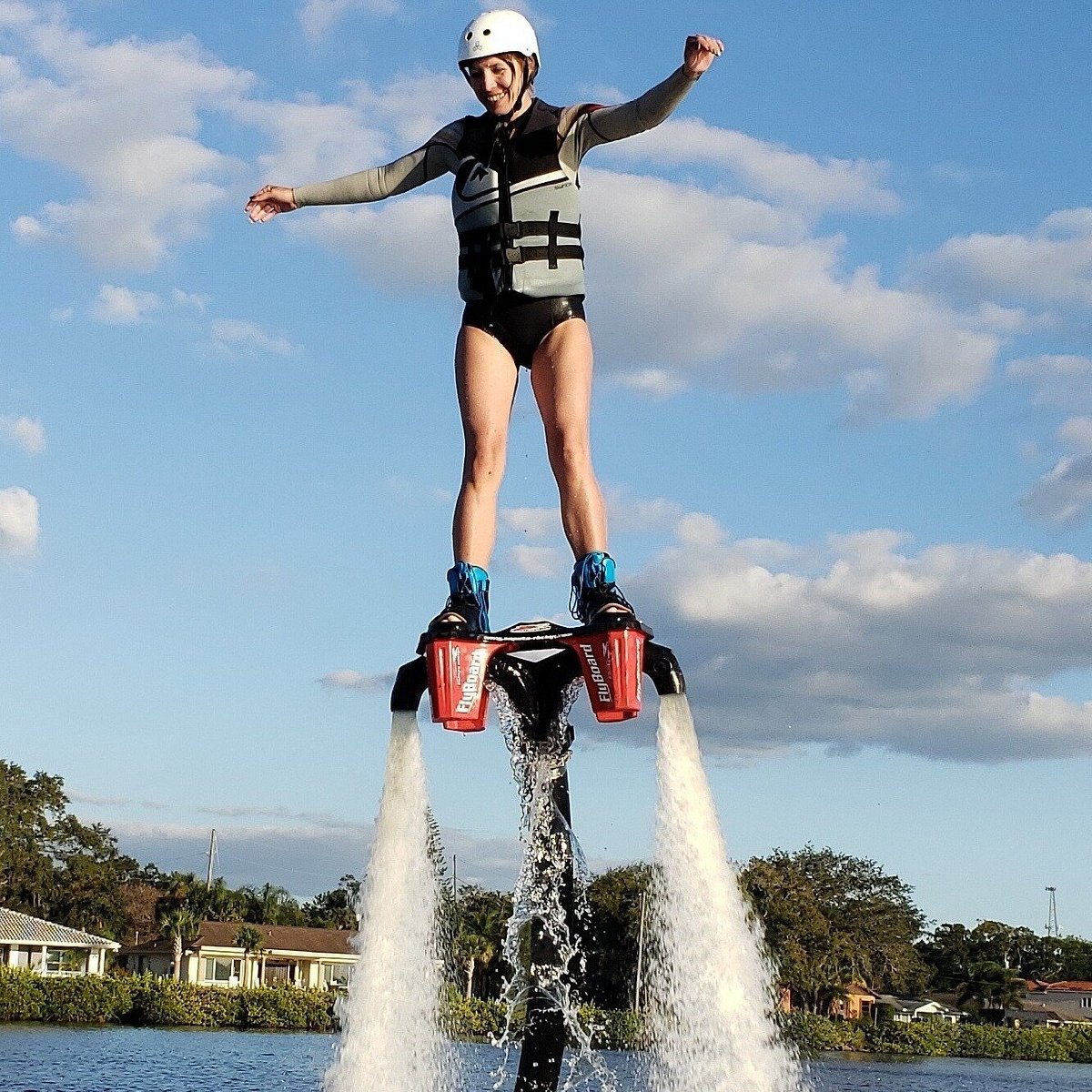 Flyboard пейзаж