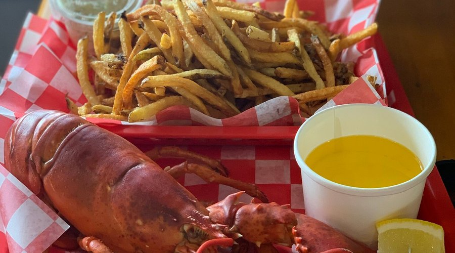 Fresh locally caught lobster off our boats. BOAT TO TABLE