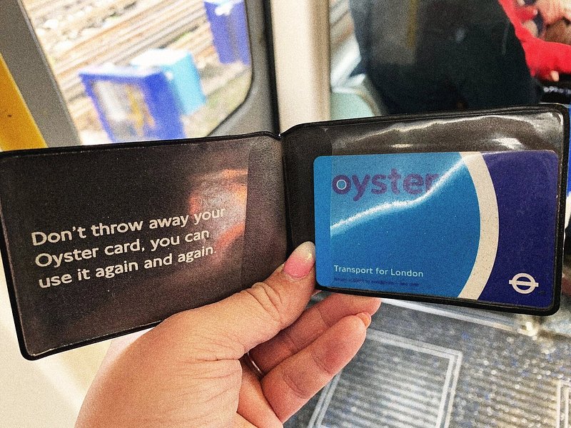 Oyster card for the London Underground Tube
