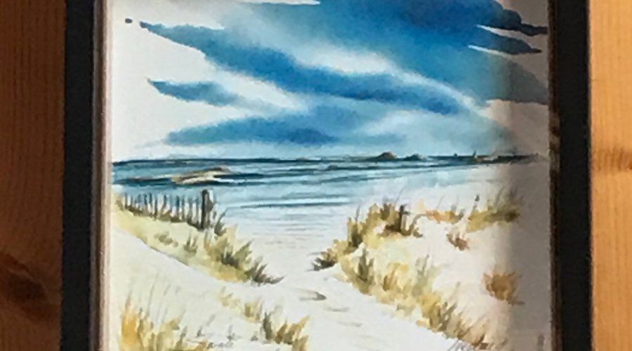 Sainte Marguerite aquarelle de Frederïg