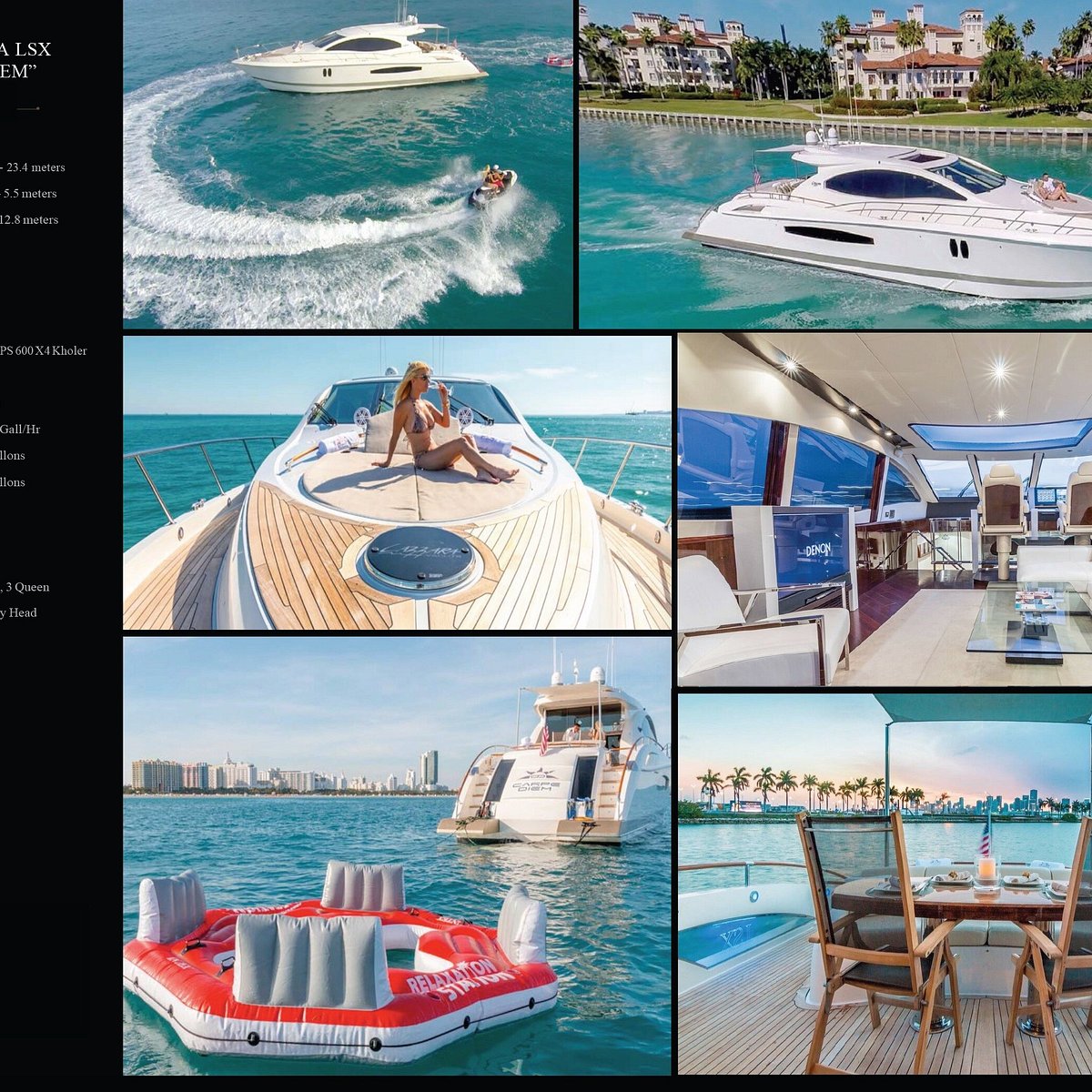 Carpe Diem Yacht Charters (Miami Beach, FL): Address, Phone Number ...