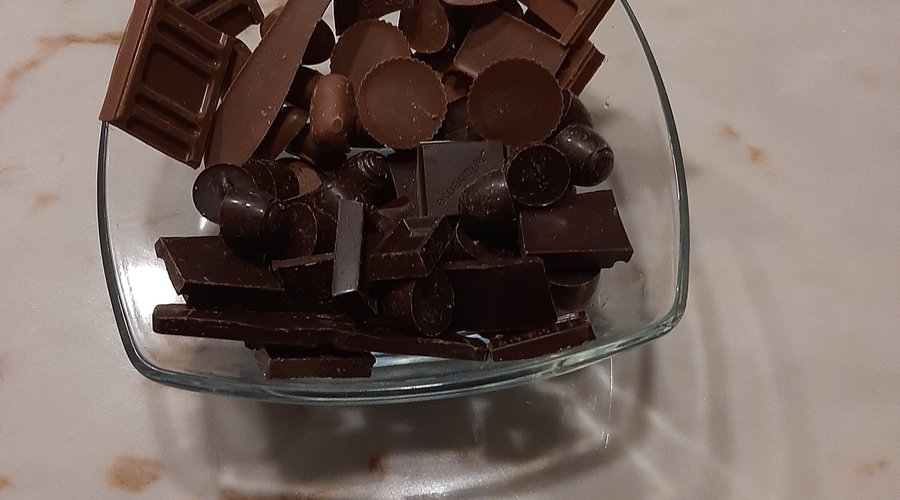 Chocolates para degustação 