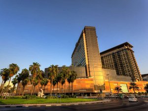 Swissotel Al Ghurair Hotel in Dubai, image may contain: City, Office Building, Urban, Condo