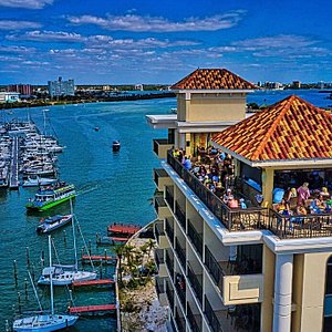 Pier House 60 Clearwater Beach Marina Hotel in Clearwater, image may contain: Condo, City, Hotel, Urban