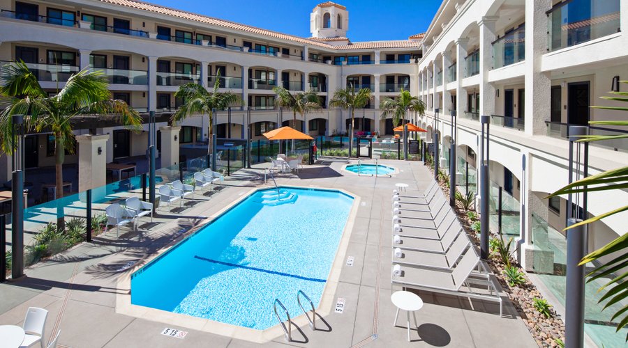 Courtyard and pool