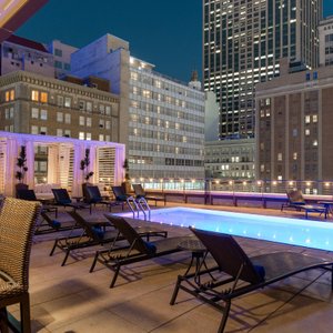 Rooftop Pool overlooking the Crescent City
