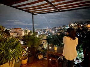 Garden stairs, Antaninarenina Antananarivo : a top-down piece