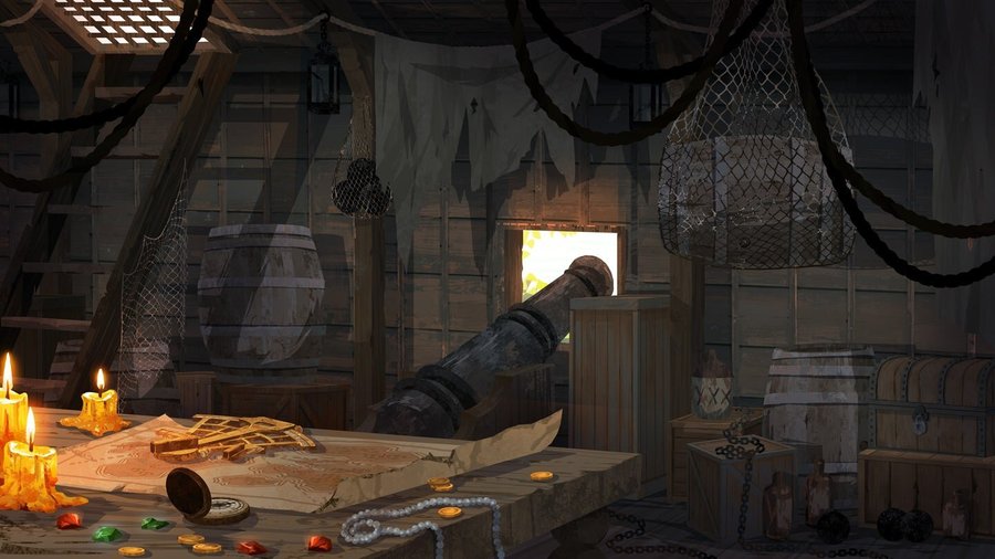 Artwork for our pirate room!
