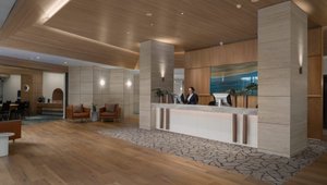 Rydges Geelong in Geelong, image may contain: Interior Design, Flooring, Floor, Foyer