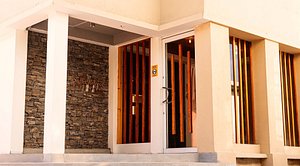 Suffix Retreat in Fuvahmulah, image may contain: Door, Resort, Hotel, Interior Design