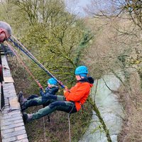 2023 ABSEIL EXPERIENCE off Millers Dale Bridge THE BEST in Derbyshire ...