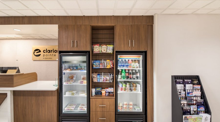 24 hour Marketplace located at the front desk