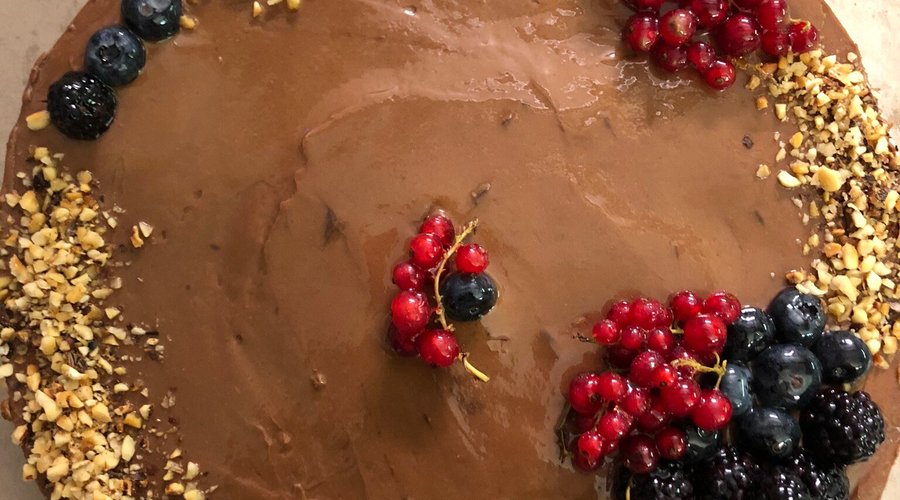 Torta nutella&frutti di bosco 