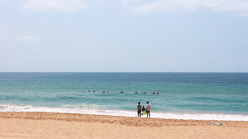 Palm Beach in Sydney for beginner surfers