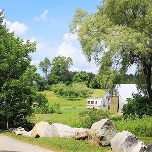 Enjoy the setting beside a functioning intentional community.