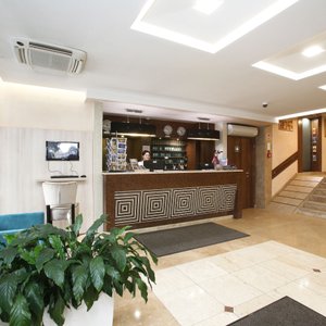 Medos Hotel in Budapest, image may contain: Interior Design, Home Decor, Furniture, Bed