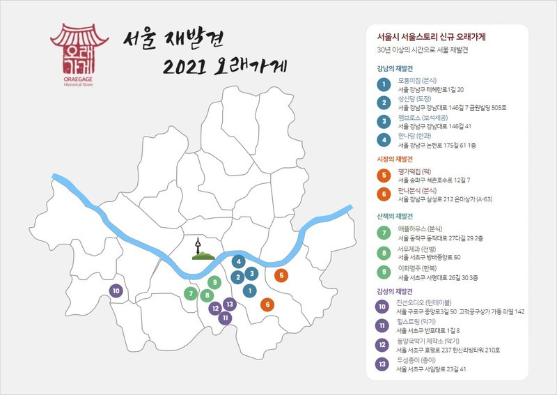 Seoul OraeGage in Gangnam Location