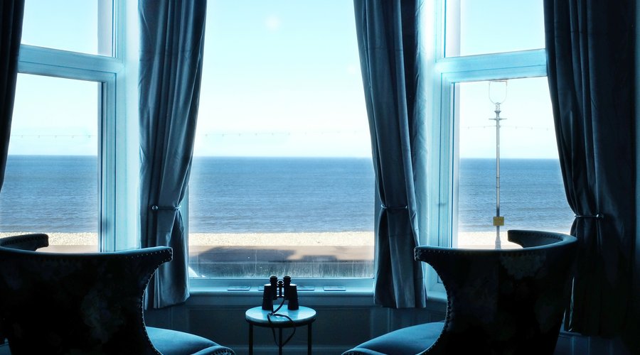 View from room 4 - all our bedrooms have sea views