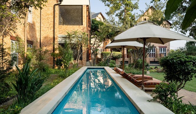 Garden and Pool