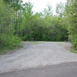 Example of two spot campsite