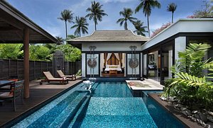 Anantara Mai Khao Phuket Villas in Phuket, image may contain: Villa, Pool, Water, Swimming Pool
