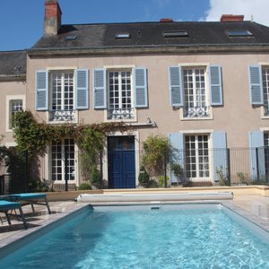Pool and House