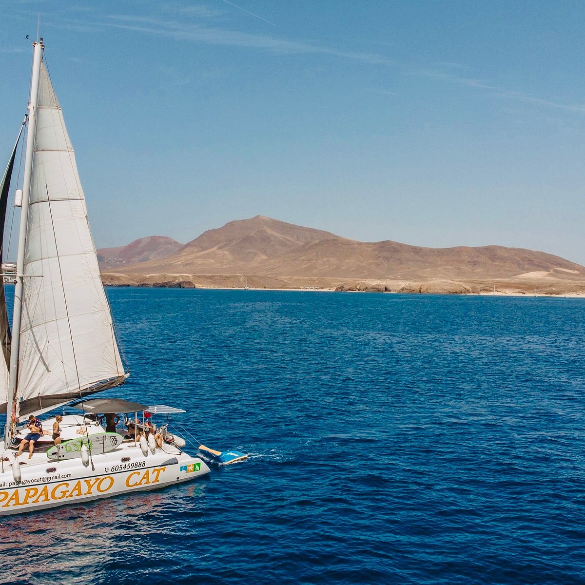 catamaran trip playa blanca