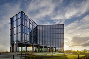 Hyatt Place Melbourne Caribbean Park in Scoresby, image may contain: Office Building, Building, Architecture, Convention Center