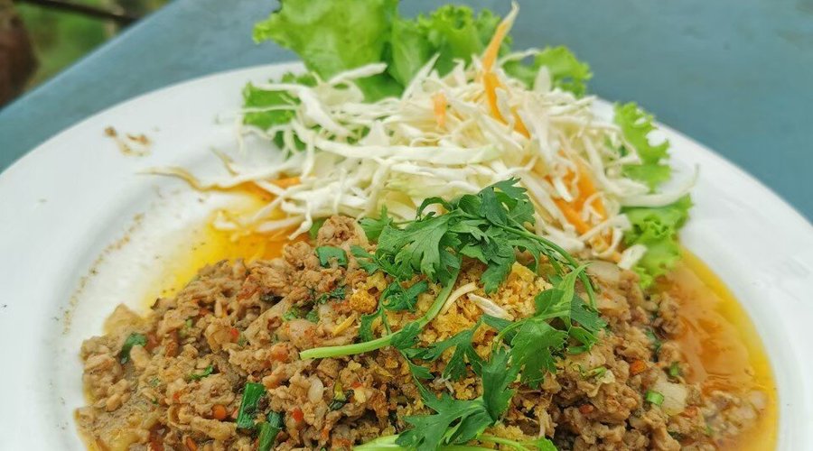 ลาบหมูคั่ว