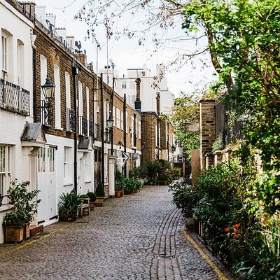 Along a street in Shepherd’s Bush in London