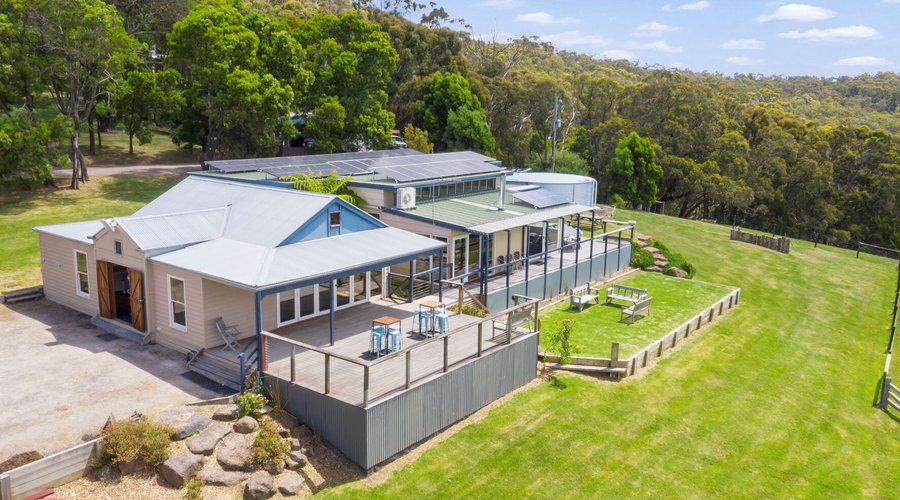 King Parrot property ariel view of lodge