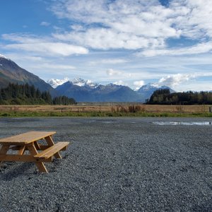 Mountain Views from front row.