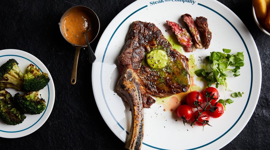 British Cote de Boeuf Ribeye on the bone, 21-day aged, 14oz