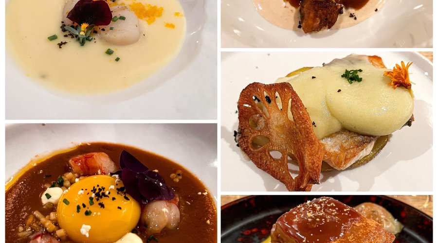 Platos del menú degustación